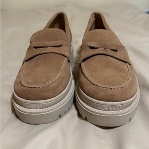 PATINA by Portland Leather ZOE Suede Chunky Loafers Size 9.5